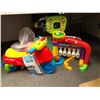 Image 1 : Group of Toddler Play Toys - bag of balls, Vtech Motorbike, Little Tikes Ball Games and Foam Interlo
