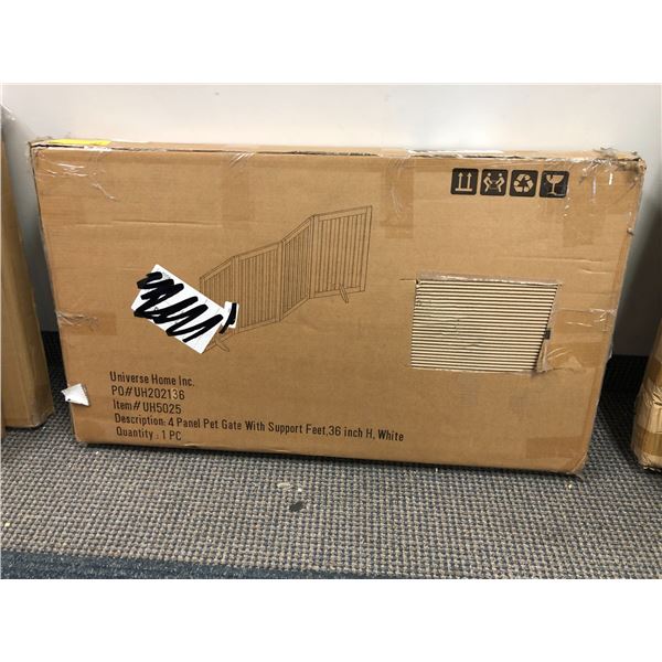 Amazon Basics Foldable Metal Pet Dog  Exercise Fence Pen with Gate - 60 x 60 x 24inches