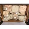 Image 2 : Extra Large Bin of Beige Uniform Pants (Rugby Pant Style) (These are set dec clothing that have been