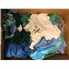Image 2 : Extra Large Bin of Uniforms - Mostly Hospital Themed Clothing - Group of Collared White T-Shirts "Vi