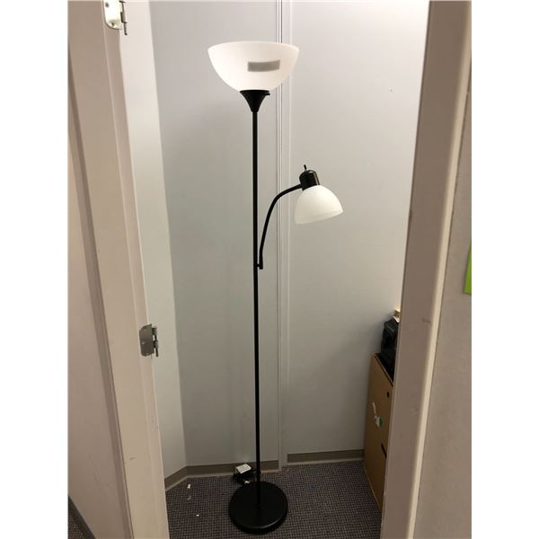 Black Torchier Light with reading Light - approx. 71 1/2in tall