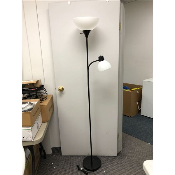 Black Torchier Light with reading Light - approx. 71 1/2in tall