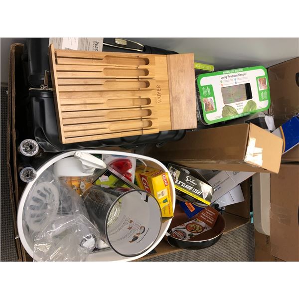 Extra Large Box (40in x 28 1/2in x 24in) Household Items Parts Bin (some great pieces and some with