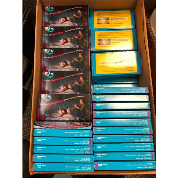 Large box of Sample Size Tampons (3 per box - 1 regular, 1 super and 1 compact) Approx. 190 boxes