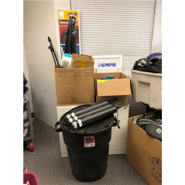 Group Lot of Assorted Household Items - Estate and New - Pictures on Canvas, Framed Print, Water bot