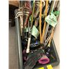 Image 3 : From the Hockey Show - Large Group of Sporting Equipment - Sticks, Lacrosse Sticks, Crutches, Skis a