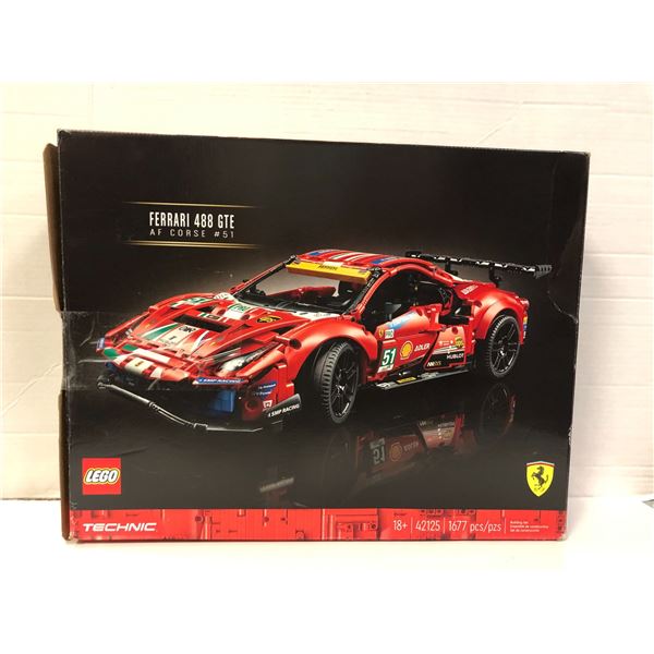 LEGO Technic Ferrari 488 GTE - 1677 pieces - Model 42125 - Boxes has been opened looks complete