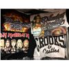 Image 3 : Metal Trunk and Collection of Musicians and Beer T-shirts - such as Iron Maiden, Harley Davidson, Ma