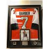 Image 1 : Bill Barber Signed Framed Jersey with Certificate of Authentication Sticker - approx. 34 x 41 3/4in