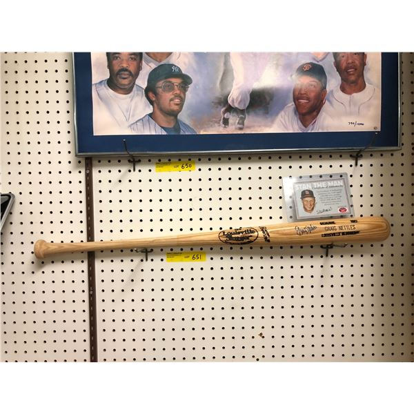 Stan The Man Signed Baseball Bat with Certificate of Authenticity