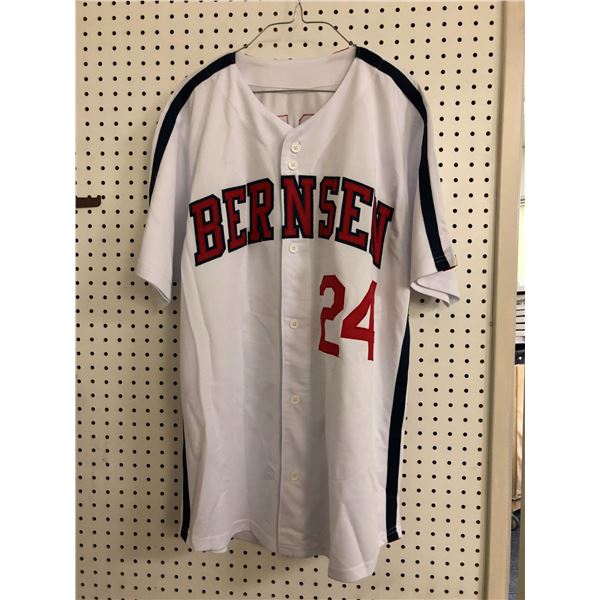 Signed Dorn # 24 Jersey - Bersen - Baseball Jersey with Certificate of Authenticity Sticker