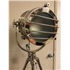 Image 1 : Movie Set Spotlight - Chrome on Tripod Stand - approx. 67 inches tall