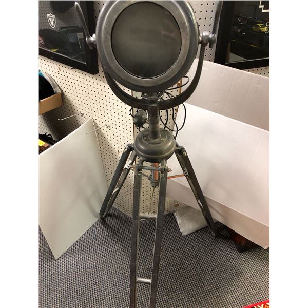 Movie Set Spotlight - Metal on Tripod Stand - approx. 60 inches tall