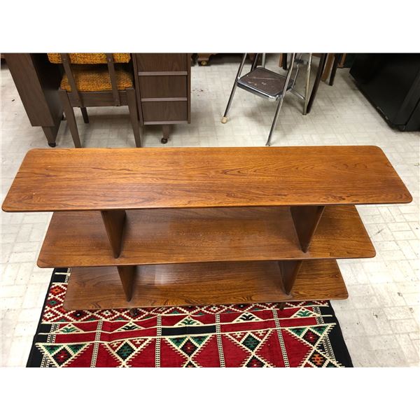 Vintage Wood Shelving Unit - Great Condition - approx. 43in x 10in x 26 1/2in