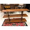 Image 2 : Vintage Wood Shelving Unit - Great Condition - approx. 43in x 10in x 26 1/2in
