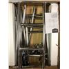 Image 3 : AMAZON Basics - Double Rail Garment Rack - Chrome with  a Pichards Rollout Cabinet Drawer