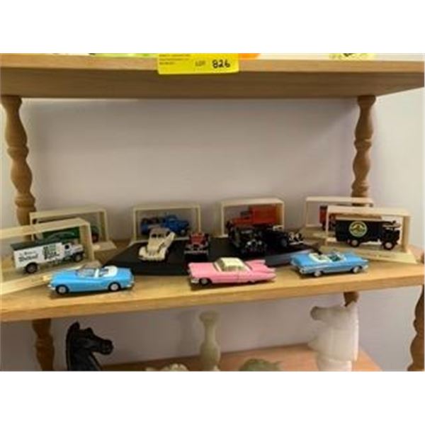 Group Lot of Collectible Nostalgic Vehicles - Small Diecast Cars - Dinky & Machbox -