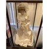 Image 4 : One Glass Cased Doll and One Doll without Case - Dolls are approx. 18in tall, case is approx. 25in t