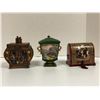 Image 1 : Three Music Boxes from Kitten Capers - limited edition and the other from the Heirloom Porcelain Col