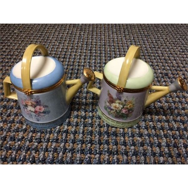 Group of Two Music boxes from Lena Liu's Garden Treasures