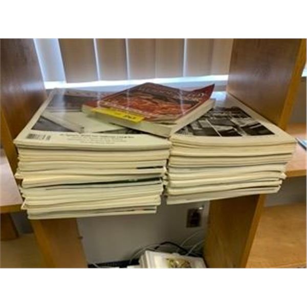 Group Lot of American Woodworker and Fine Woodworking Magazines Plus Wooden Toy Book (magazines are