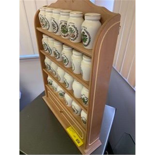 Collectible Spice Rack - Gloria Concepts - Fine Porcelain