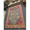 Image 1 : Area Carpet - Colourful Red/Blues & Oranges - approx. 62in x 92in