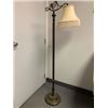 Image 1 : Vintage Swag Lamp on Metal Stand - 64in tall