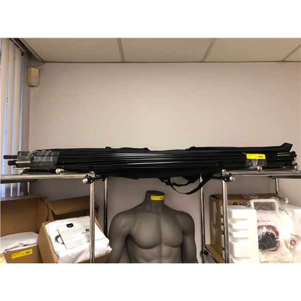 Group Lot of Display Poles in Canvas Bags