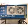 Image 2 : Holmes Twin Window Fan with Electronic Control
