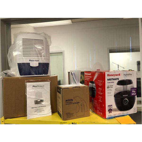 Honeywell Humidifier, HiLife Portable Garment Steamer for ProFreeze Dehumidifier