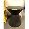 Image 1 : Black Painted Table - Concrete - with small chip