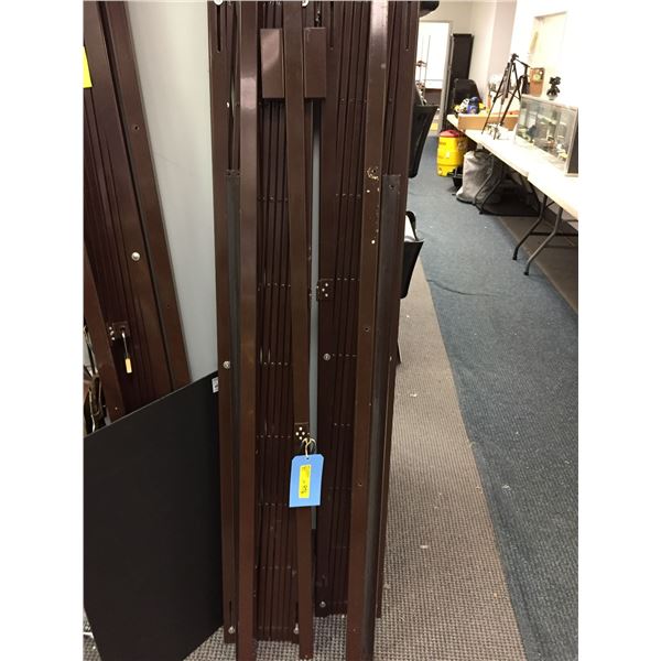 Commercial Style Security Gate for Windows - Brown
