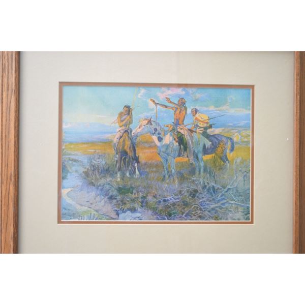 Framed Charlie Russell Prints From The Favell Museum