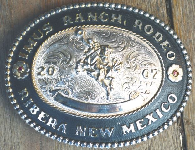 2007 Imus Ranch Rodeo belt buckle