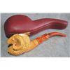 Image 1 : Meenschaum carved ram’s head pipe