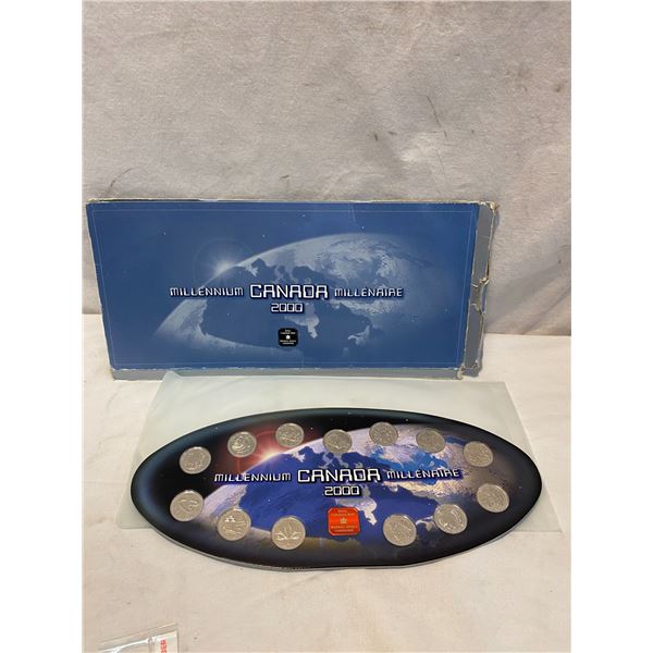 Millennium Canada 2000 coin set Millennium Canada 2000 coin set