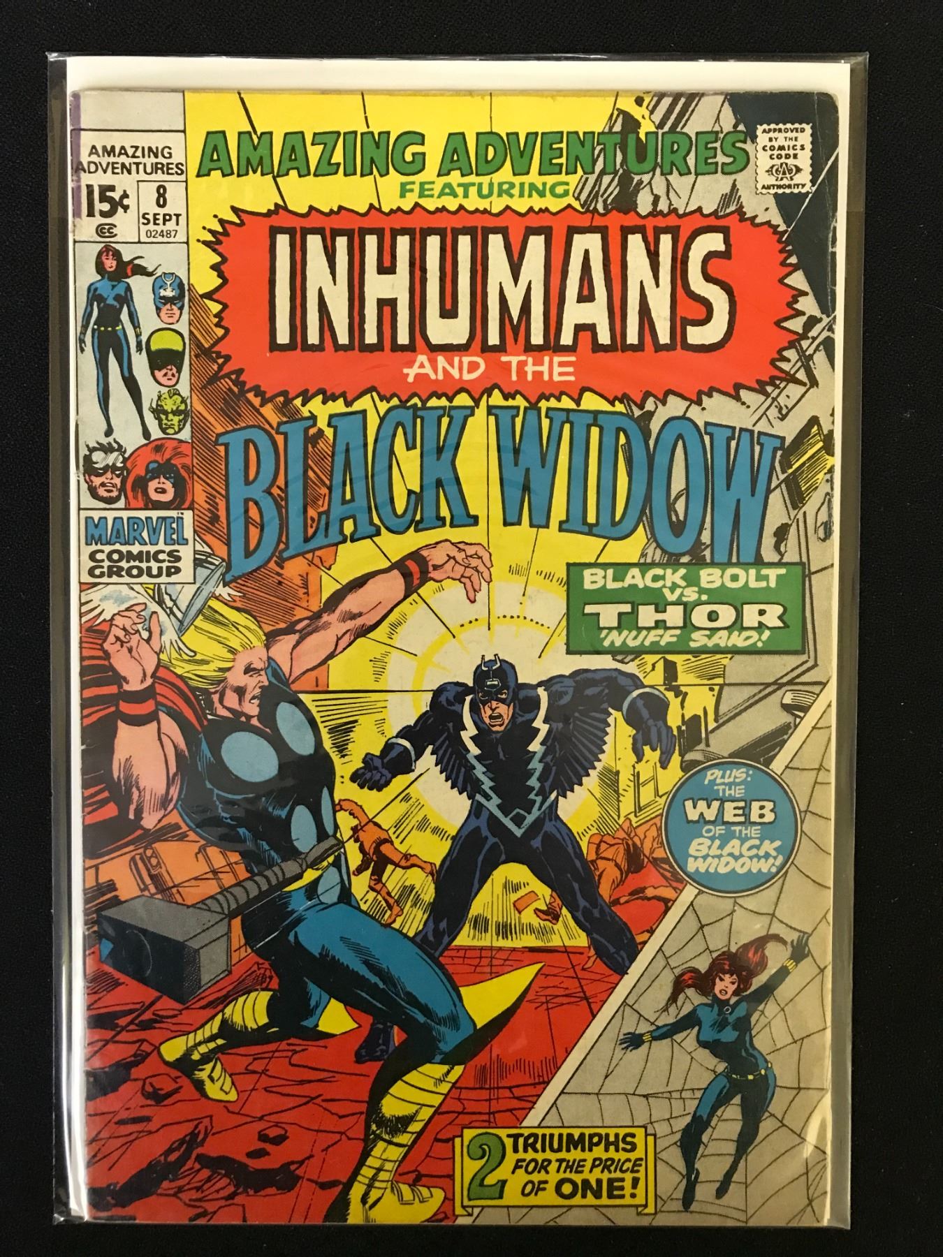 Amazing Adventures The Inhumans And The Black Widow