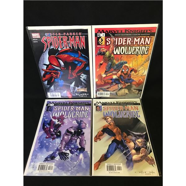 Marvel Knights SPIDER-MAN COMIC BOOK LOT (MARVEL COMICS)