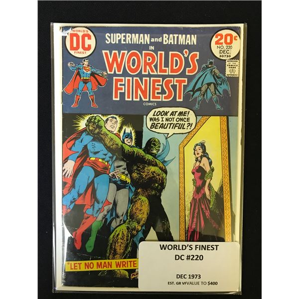 WORLD'S FINEST NO.220 (DC COMICS, 1973)