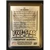 Image 2 : 2020 Sage Premier Draft HIT Joe Burrow Five Star #93 RC Trophy Room