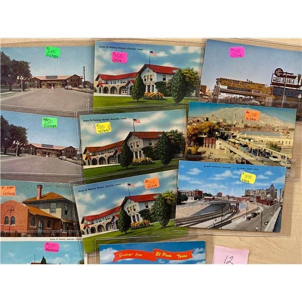 Texas Trains Approx. 90 Cards