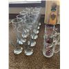 Image 2 : Reverse Painted Glass, Decanter, 12 Beer Glasses, Mason Jars, Cutlery Organizer and more