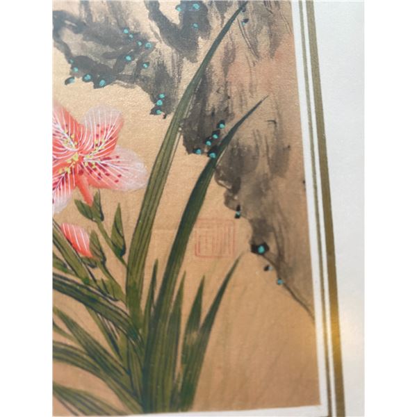 Set of 8 Chinese Paintings on Silk - Artist Unknown