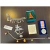 Image 1 : Dioptic Scope, 3 Bracelets and Commemorative Medal