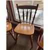 Image 2 : Vintage Wooden Rocking Chair & Set of 4 Wooden Chairs