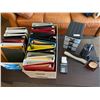 Image 1 : Binders Galore, Office Desk Organizers and Misc. Office Supplies, Desktop Clock