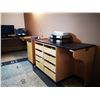 Image 6 : Office Desk L Configuration + Credenza w/extra Drawers (Amazing Storage!) & Rolling Office Chair