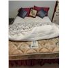 Image 1 : Queen Size Bed, Mattress, & Bedding