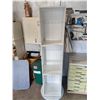 Image 1 : Bedroom/Bathroom Organizer w Shelving & Full-length Mirror